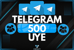 ⭐️TELEGRAM 500 ÜYE - HIZLI⭐️