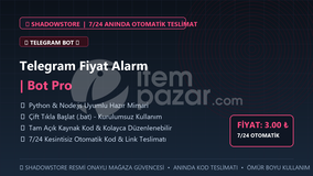 Telegram Fiyat Alarm | Bot Pro | #020