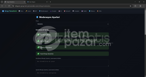 Telegram Grup Yönetim Botu Premium