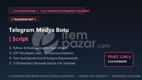 Telegram Medya Botu | Script | #025