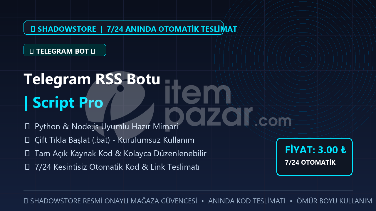Telegram RSS Botu | Script Pro | #021