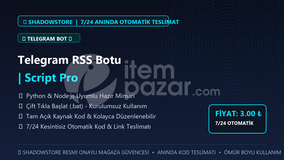 Telegram RSS Botu | Script Pro | #021