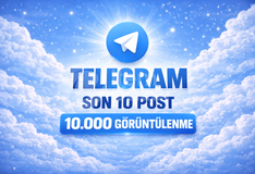 ⭐TELEGRAM SON 10 POST 10K GÖRÜNTÜLENME⚡