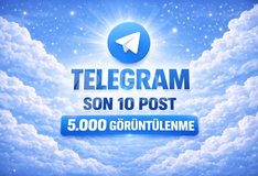 ⭐TELEGRAM SON 10 POST 5K GÖRÜNTÜLENME⚡