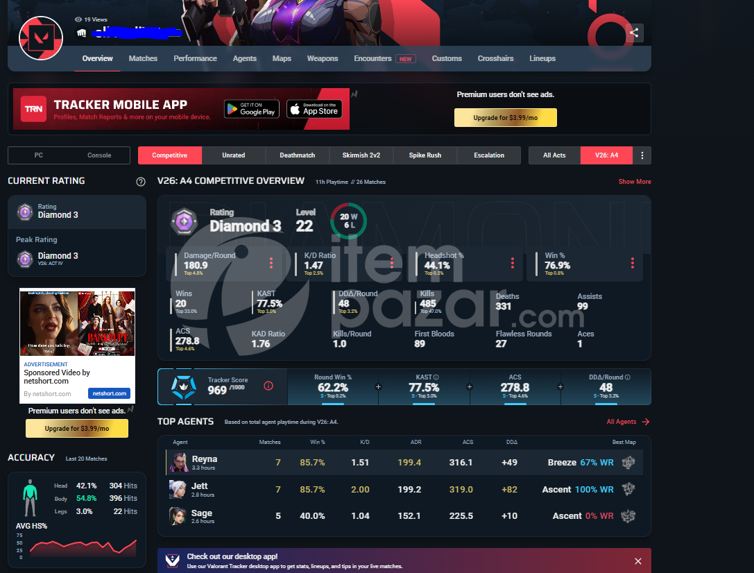TERTEMIZ YÜCE 1 MAİNLİK YÜKSEK MMR HESAP!