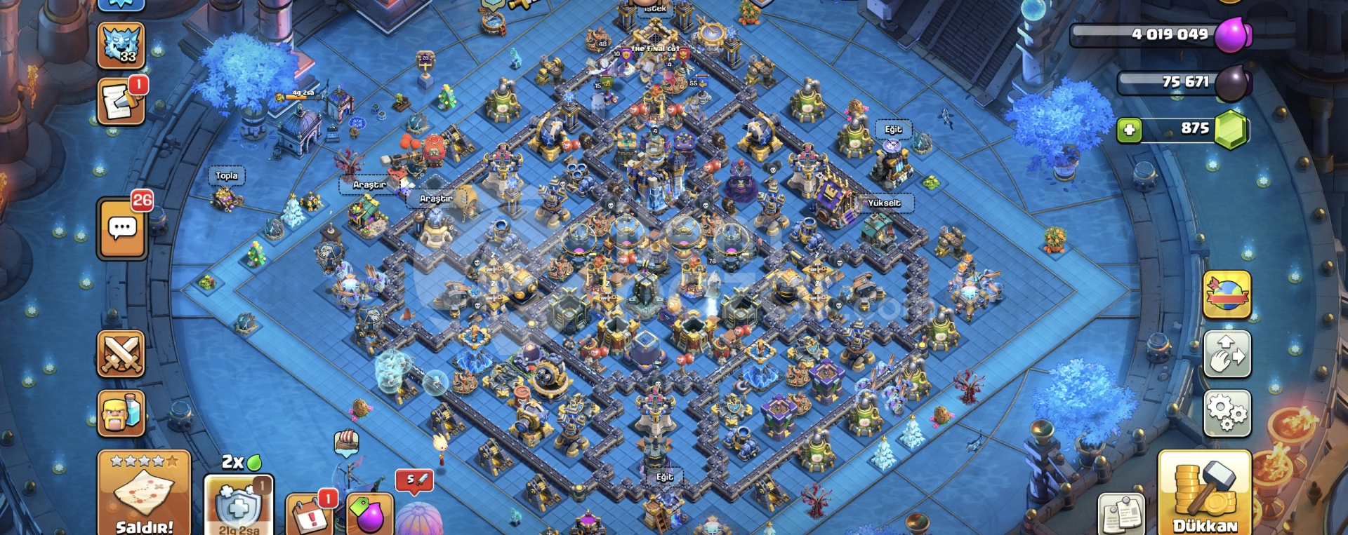 th18 max mainlik hesap