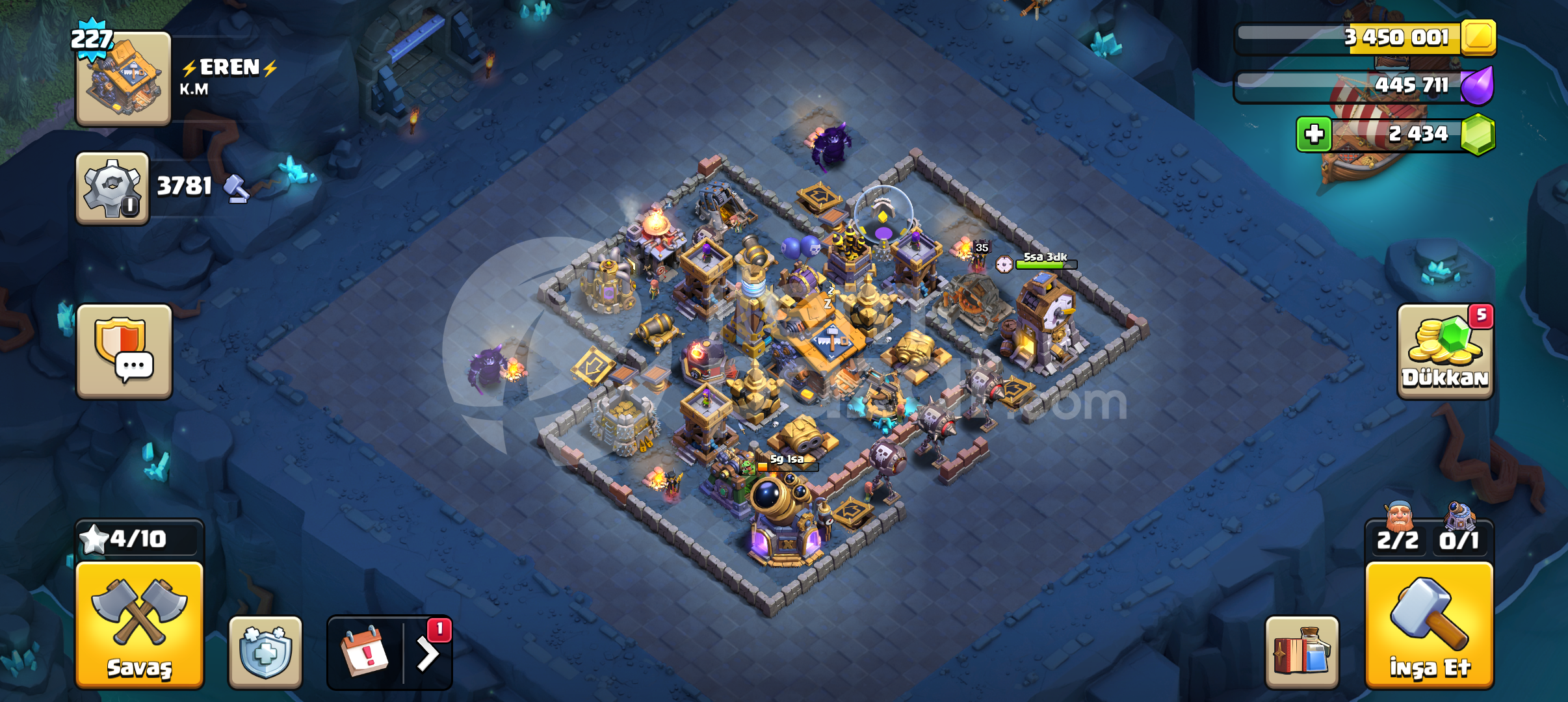 TH18 SAVUNMASI DUVAR MAX HEROLAR SAĞLAM