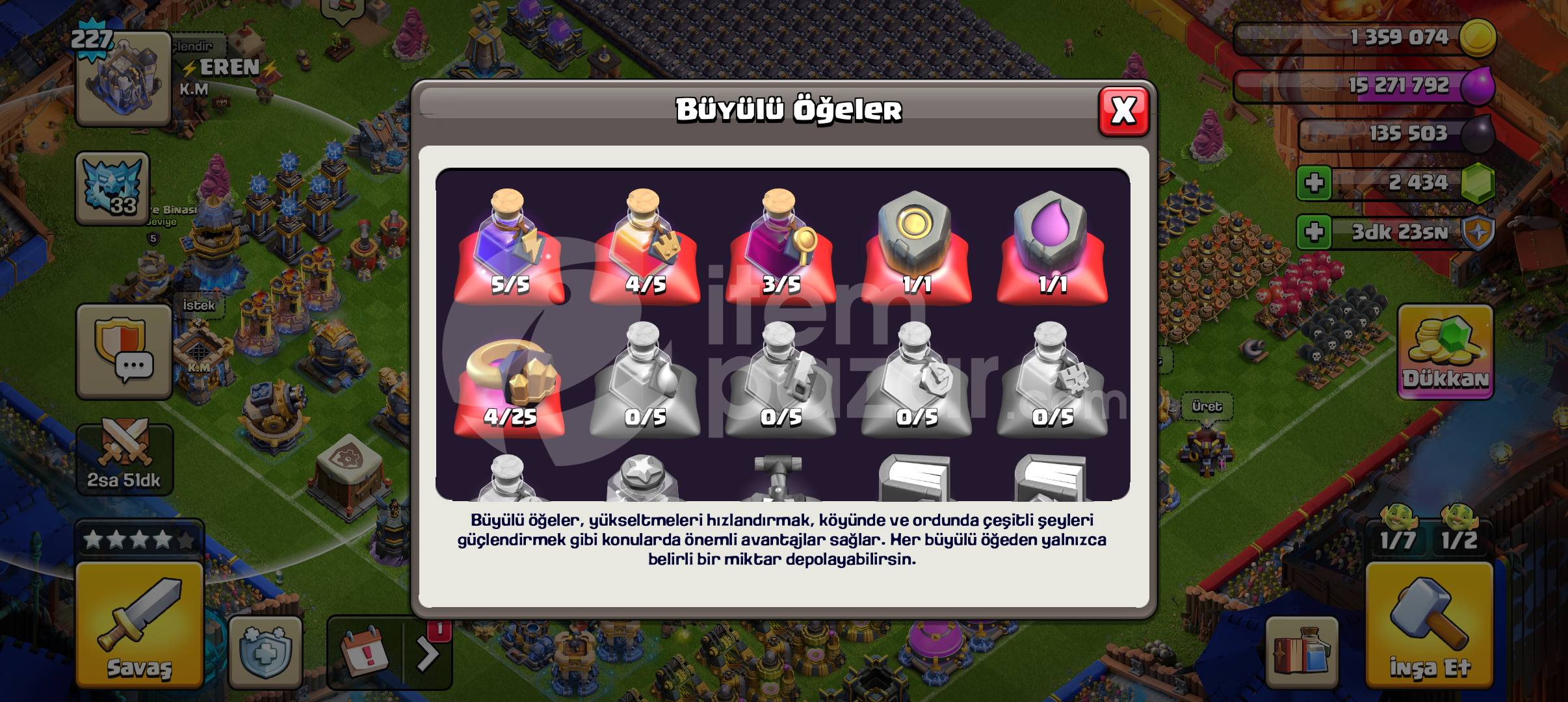 TH18 SAVUNMASI DUVAR MAX HEROLAR SAĞLAM