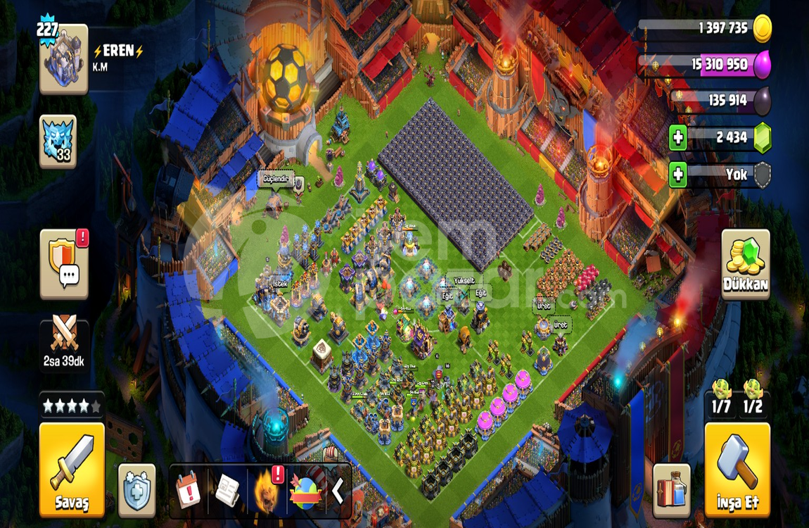 TH18 SAVUNMASI DUVAR MAX HEROLAR SAĞLAM