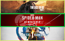 The Last of Us Part I + Spider + Mortal Kombat