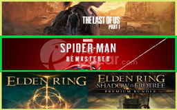 The Last of Us Part I + Spider R + Elden Ring