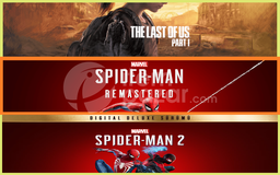 The Last of Us Part I + Spider R. + Spiderman 2
