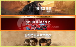 The Last of Us Part I + Spiderman 2 + Uncharted