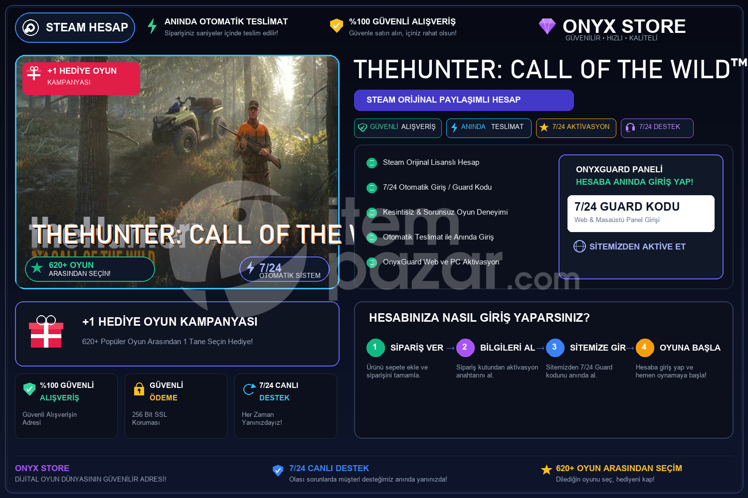 theHunter: Call of the Wild™ Garantili + Hediye