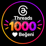 Threads beğeni 1000