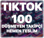TikTok 100 Gerçek Takipçi - Düşüş Yok