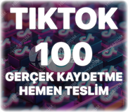 TikTok 100 Kaydetme - Keşfet Etkili