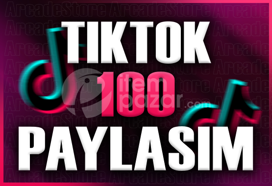 ✨Tiktok | 100 Paylaşım + Garantili✨