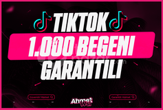 TikTok 1.000 Beğeni Garantili
