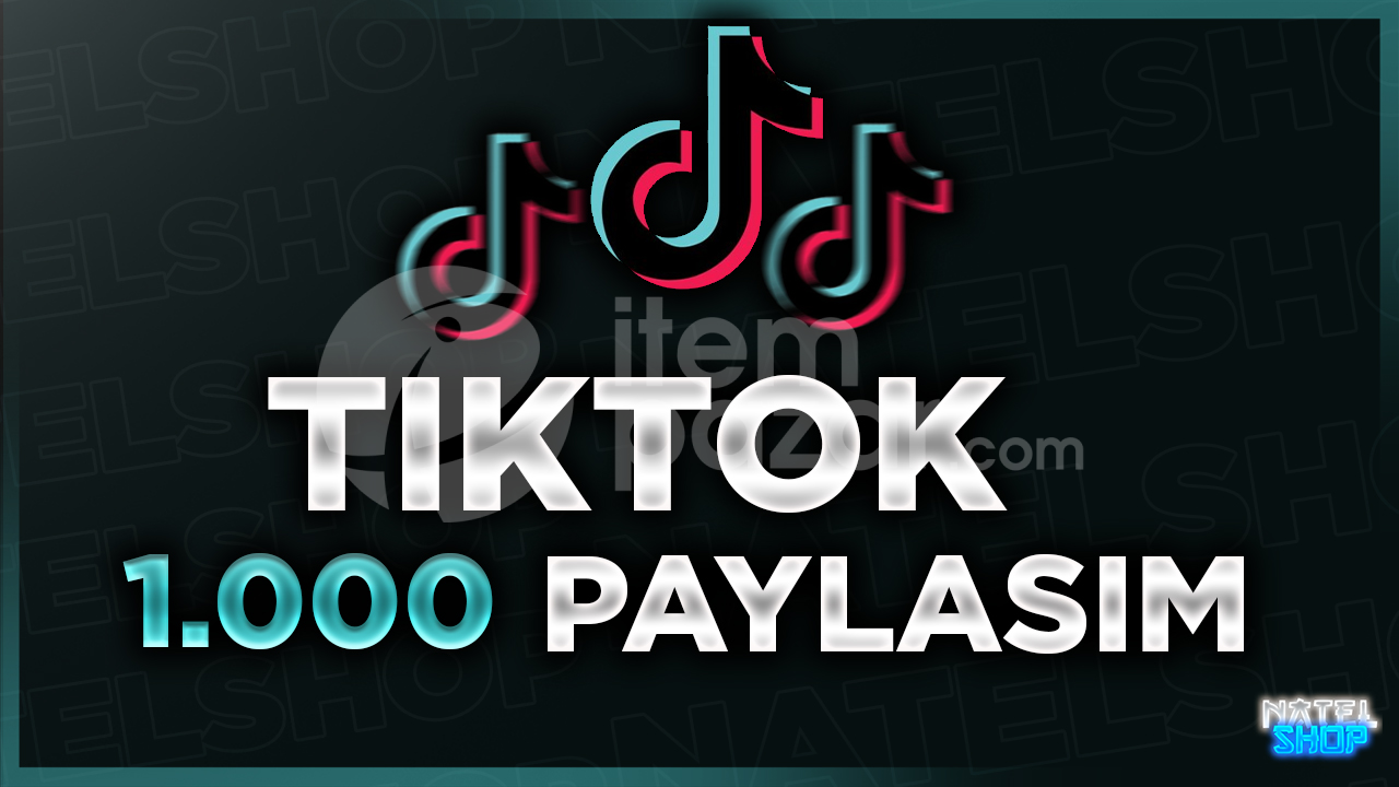 ⭐Tiktok 1000 Paylaşım