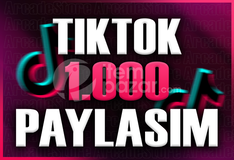 ✨Tiktok | 1000 Paylaşım + Garantili✨