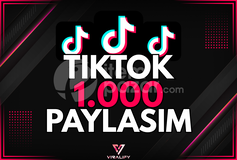 ⭐️TIKTOK 1.000 PAYLAŞIM - HIZLI⭐️
