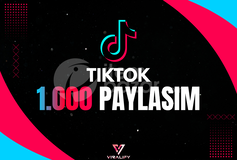 ⭐️TIKTOK 1.000 PAYLAŞIM - HIZLI⭐️