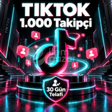 ⭐ TikTok 1.000 Takipçi | 30 Gün Telafi ⭐
