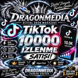 TikTok 10.000 İzlenme + 365 Gün Garanti