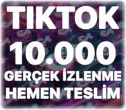 TikTok 10.000 Organik İzlenme - Keşfet Etkili