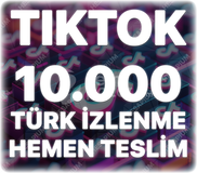 TikTok 10.000 Türk İzlenme - Keşfet Etkili