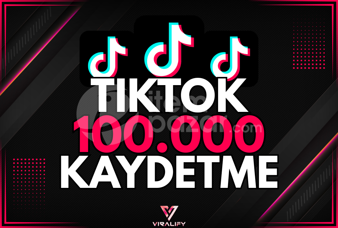 ⭐️TIKTOK 100.000 KAYDETME - HIZLI⭐️