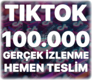 TikTok 100.000 Organik İzlenme - Keşfet Etkili