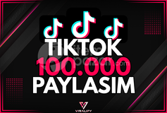 ⭐️TIKTOK 100.000 PAYLAŞIM - HIZLI⭐️