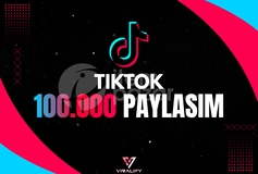 ⭐️TIKTOK 100.000 PAYLAŞIM - HIZLI⭐️