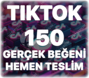 TikTok 150 Gerçek Beğeni - Keşfet Etkili