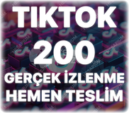 TikTok 200 Gerçek İzlenme - Keşfet Etkili
