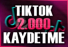 ✨Tiktok | 2000 Kaydetme + Garantili✨