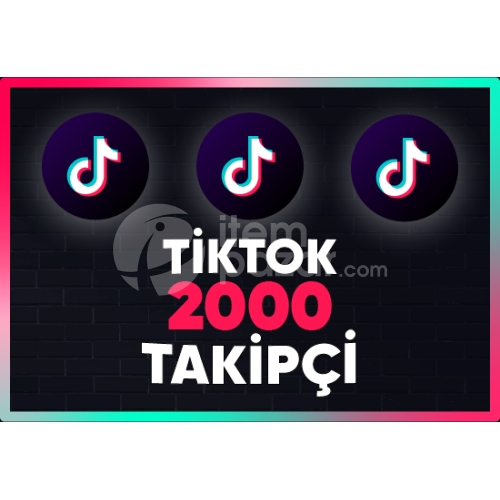 Tiktok 2000 Takipçi + Destek