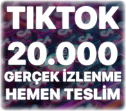 TikTok 20.000 Organik İzlenme - Keşfet Etkili