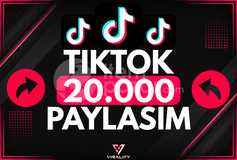 ⭐️TIKTOK 20.000 PAYLAŞIM - HIZLI⭐️
