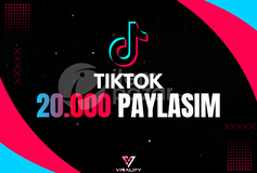 ⭐️TIKTOK 20.000 PAYLAŞIM - HIZLI⭐️