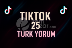 Tiktok 25 Adet Türk Yorum | Garantili 