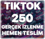 TikTok 250 Gerçek İzlenme - Keşfet Etkili