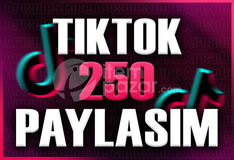 ✨Tiktok | 250 Paylaşım + Garantili✨