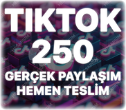 TikTok 250 Paylaşım - Keşfet Etkili
