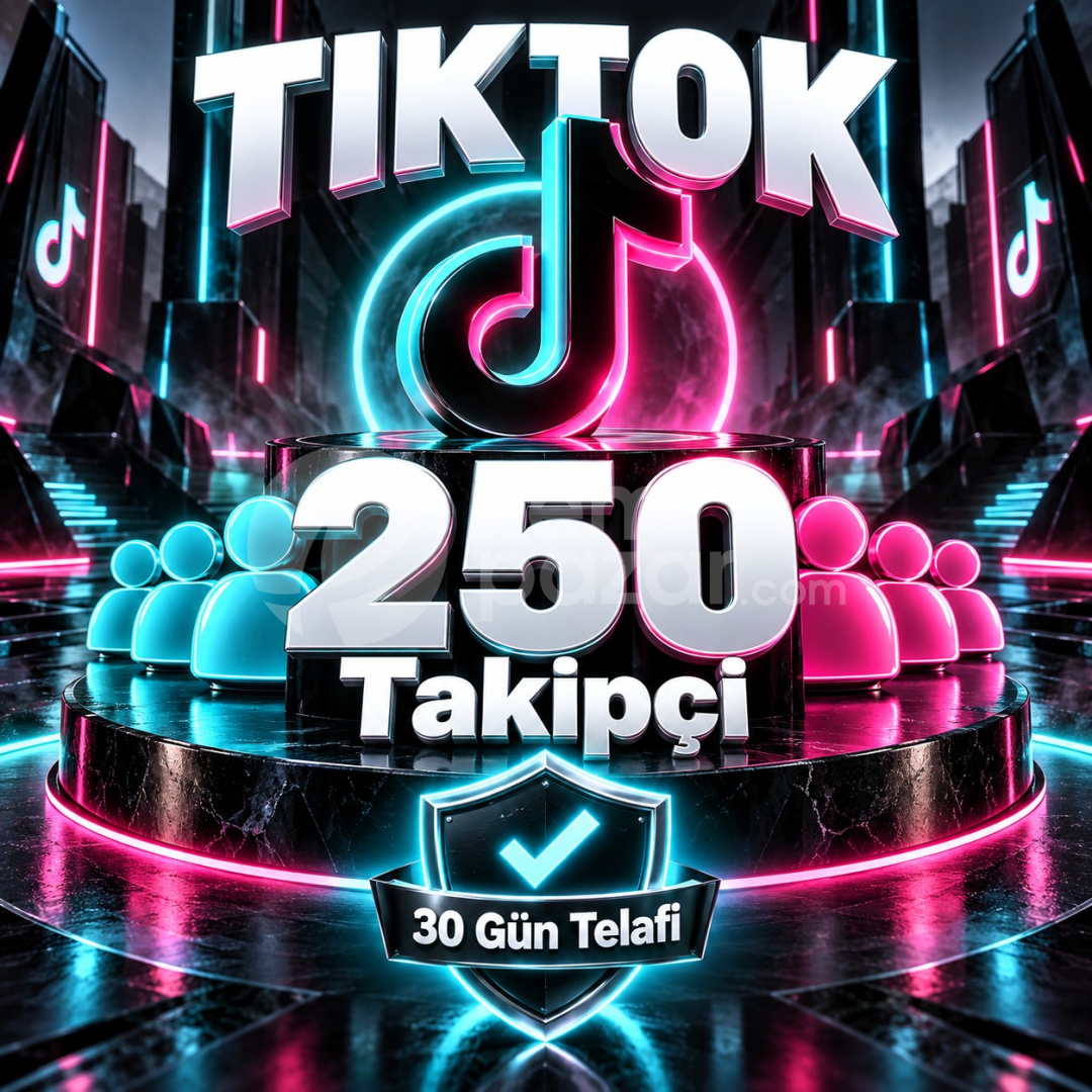 ⭐ TikTok 250 Takipçi | 30 Gün Telafi ⭐