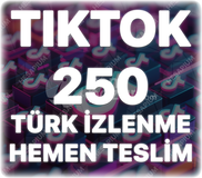 TikTok 250 Türk İzlenme - Keşfet Etkili