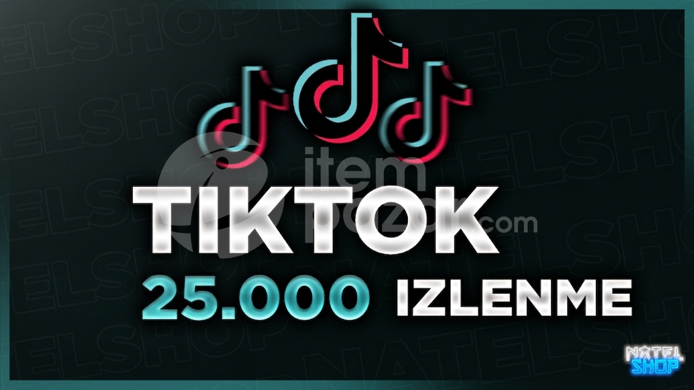 ⭐Tiktok 25000 İzlenme