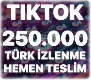 TikTok 250.000 Türk İzlenme - Keşfet Etkili